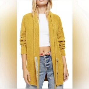 Free People Eucalyptus Oversized Cardigan Size Small